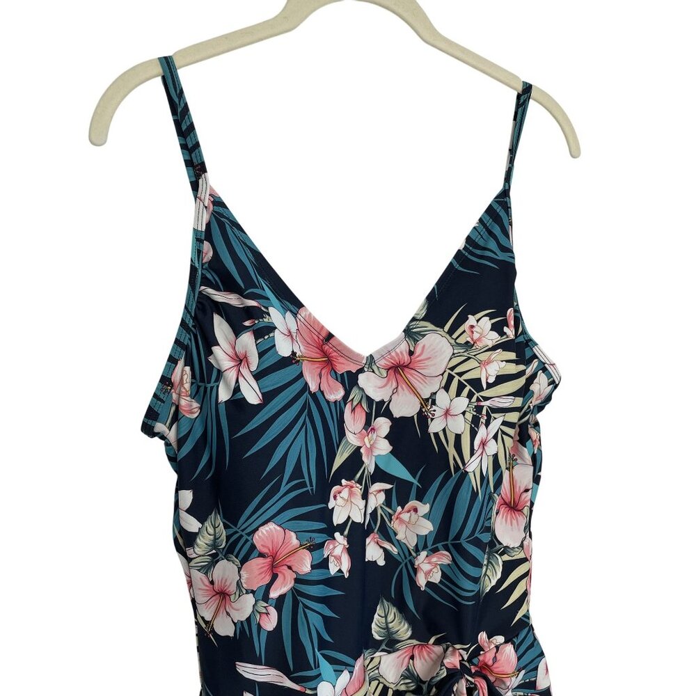 Alisha Levine Tropical Floral Print One-Piece Swimsuit, 14 - Picture 3 of 10